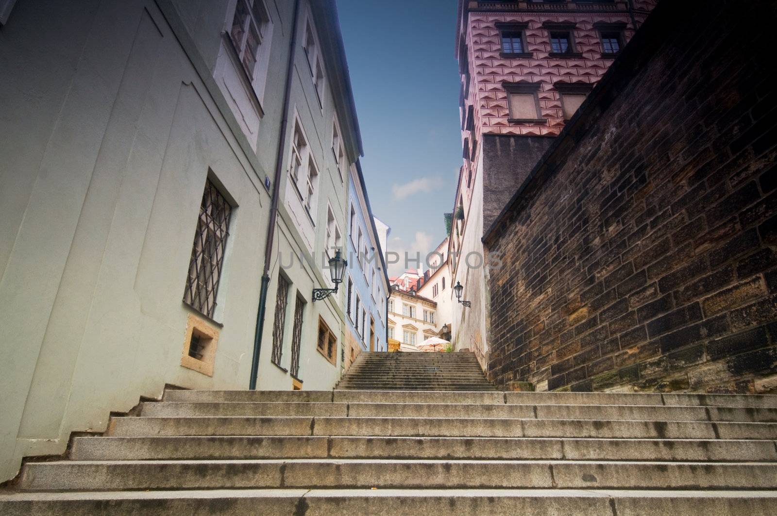 Prague. Old, charming streets and buildings