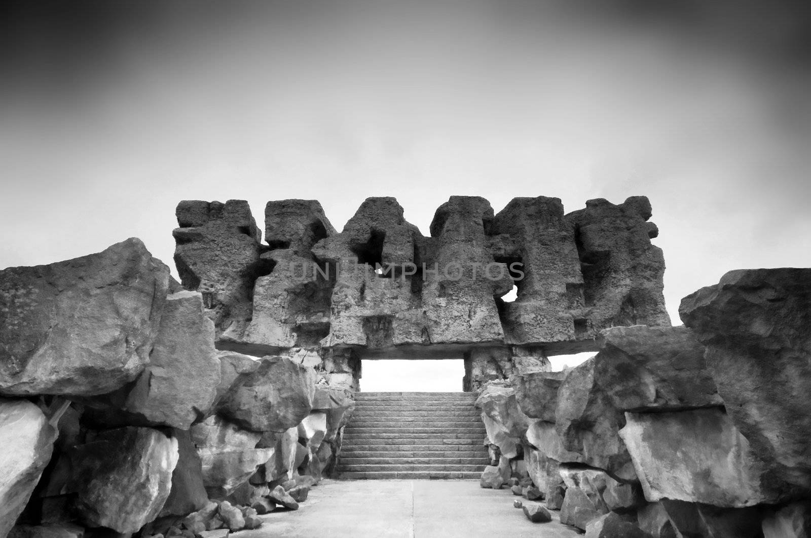 Memorial of Majdanek - German concentration camp in Poland. 