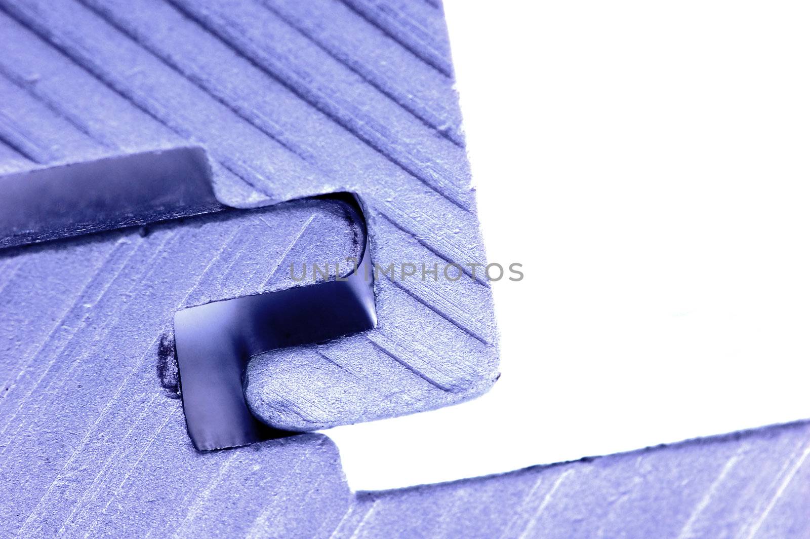 The conceptual image of two combining tools.