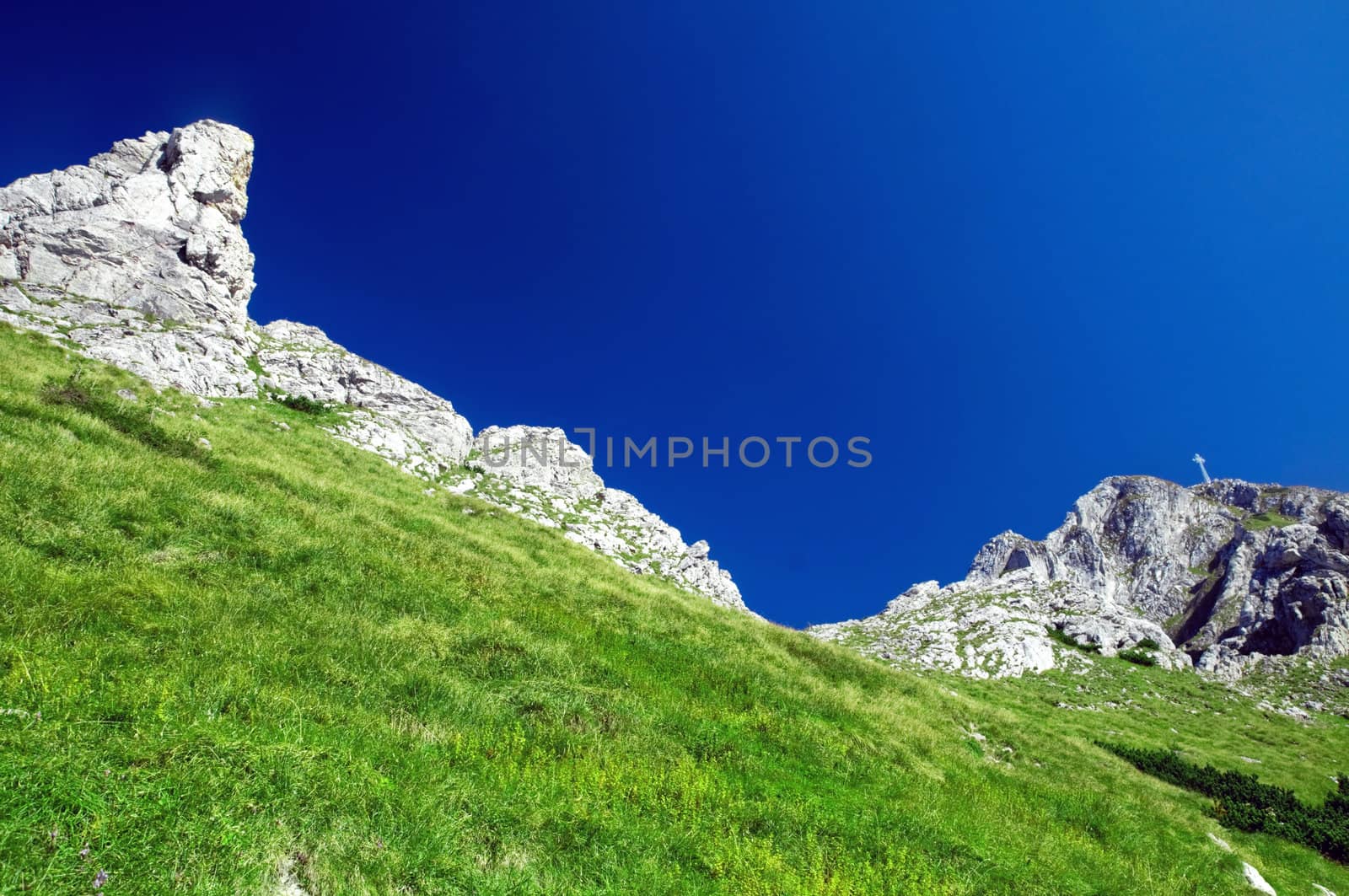Mountains landscape. Tatra colorful picture
