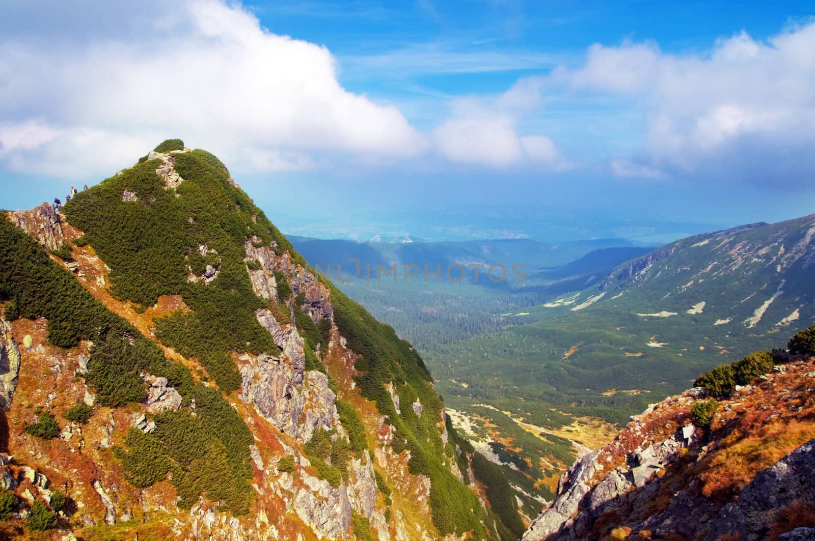 Mountains landscape. Tatra colorful picture