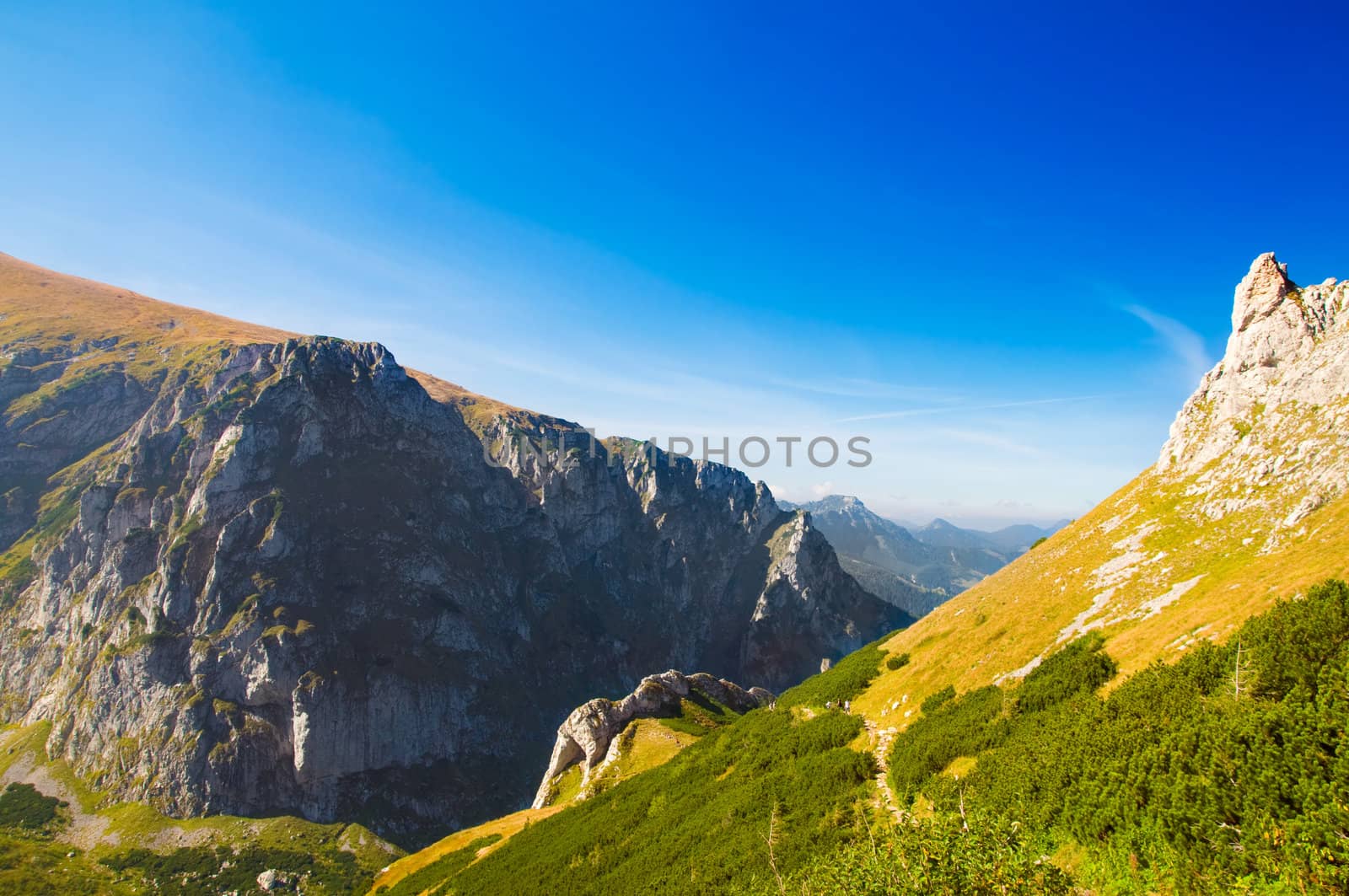 Mountains landscape. Tatra colorful picture