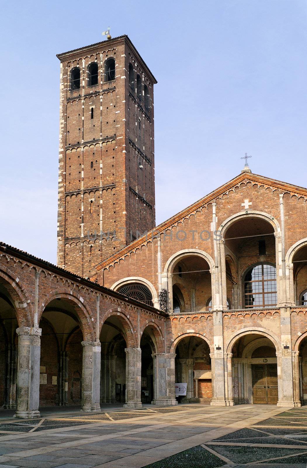 Basilica of Sant'Ambrogio  Milan (2) by Laborer