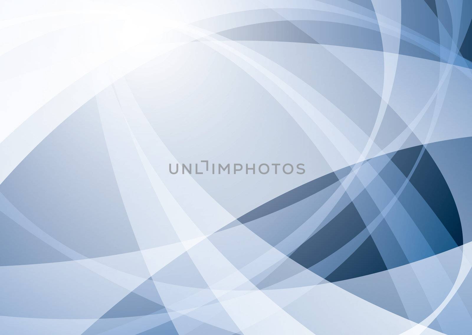 Blue and white abstract background with plenty of copy space