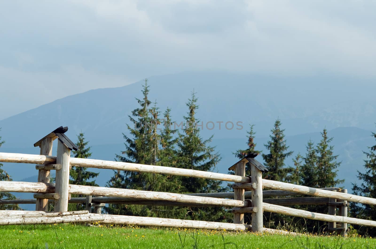 Mountains landscape. Tatra colorful picture