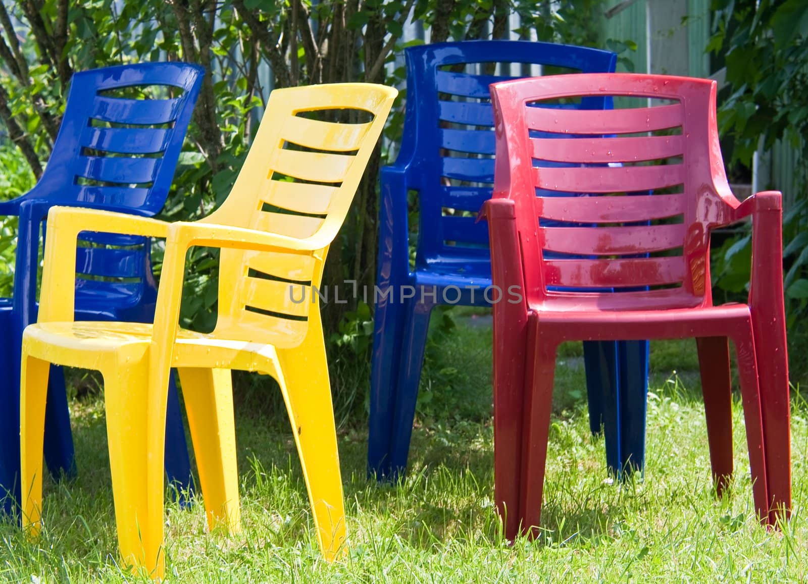 Four summer chairs
