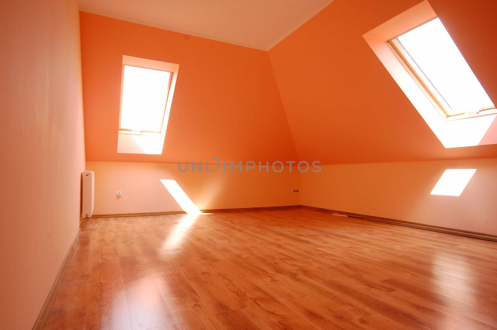 Empty clean interior