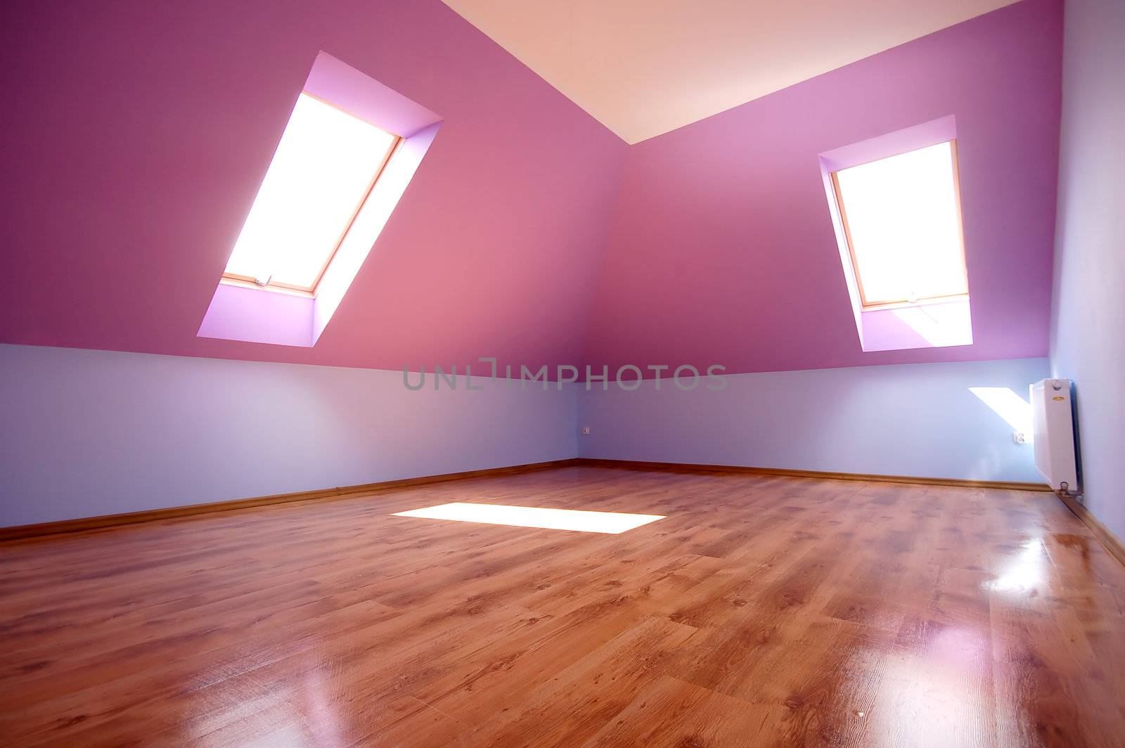 Empty clean interior