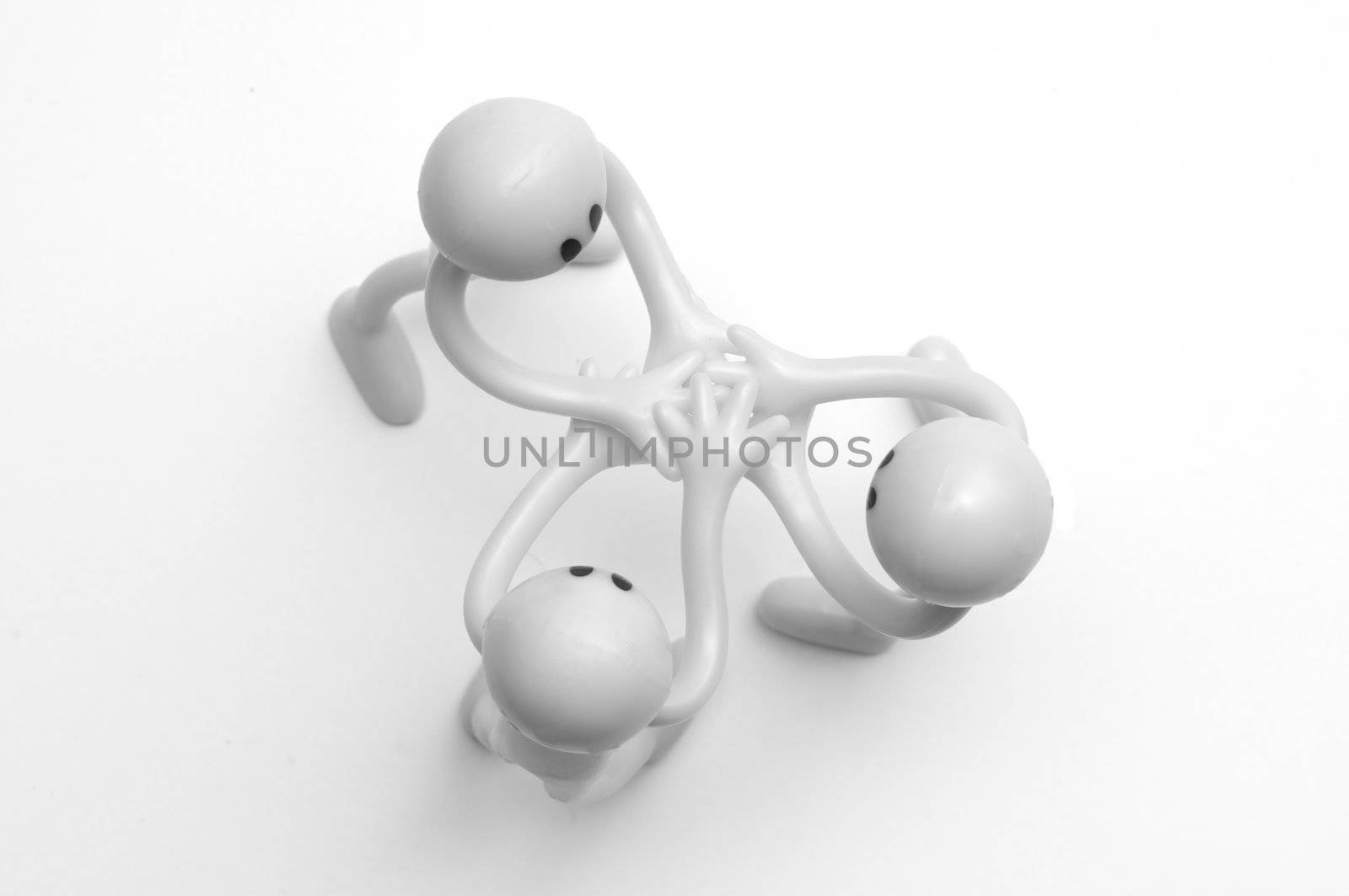 Teamwork conceptual image. Simple and clear.
