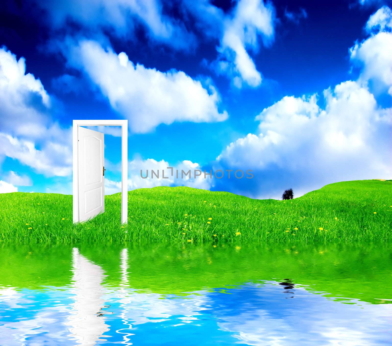 Door to new world. See also different versions of this great concept!  