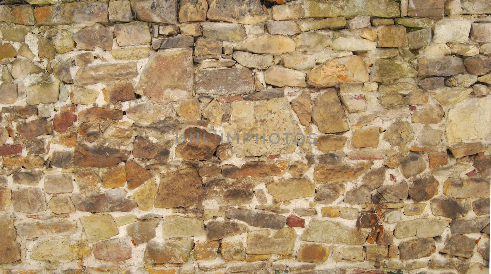 Stone park wall by varbenov