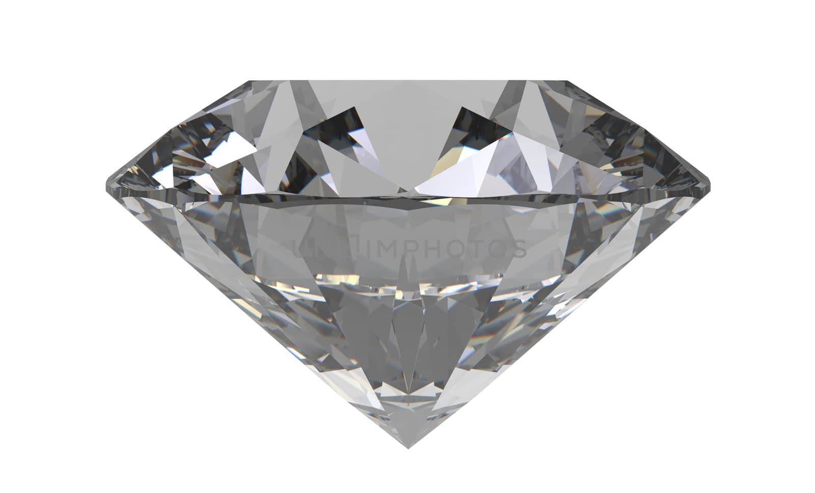 diamond gemstone isolated on white
