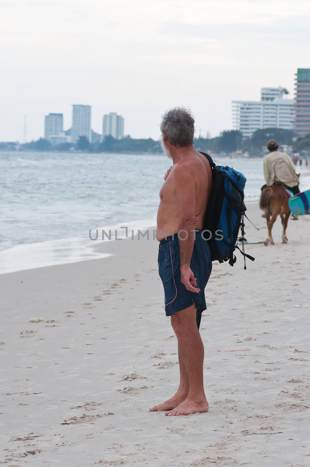 landscape of Hua Hin beach,Thailand