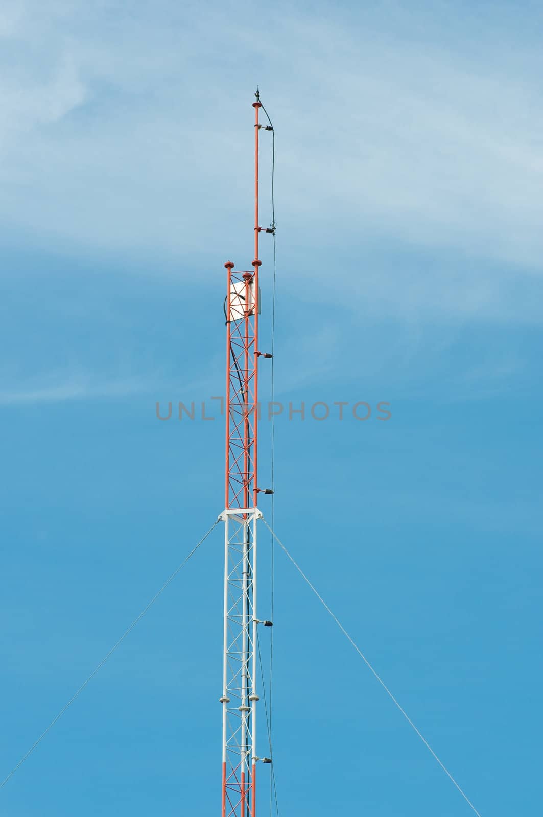 antenna under the blue sky