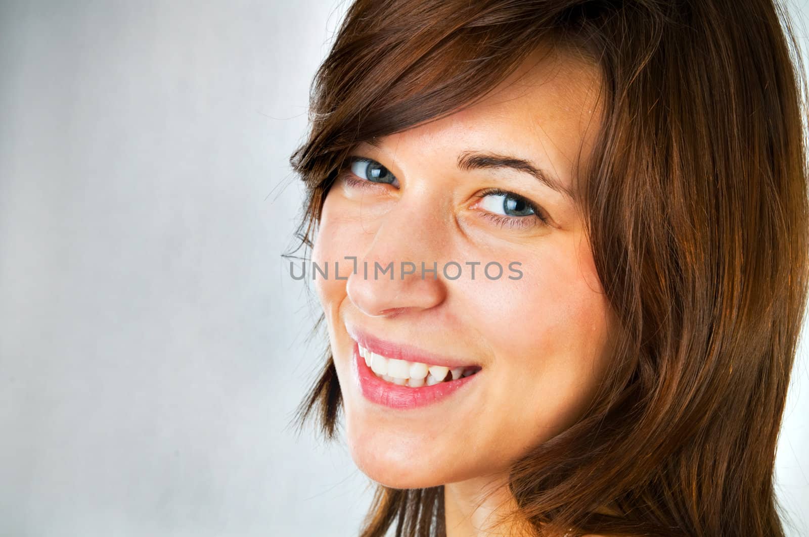 Portrait of young, smiling teenage girl