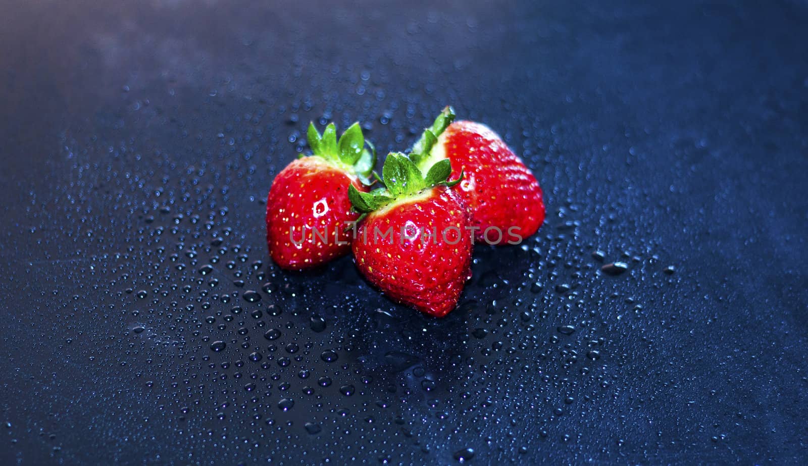 really red and health strawberries