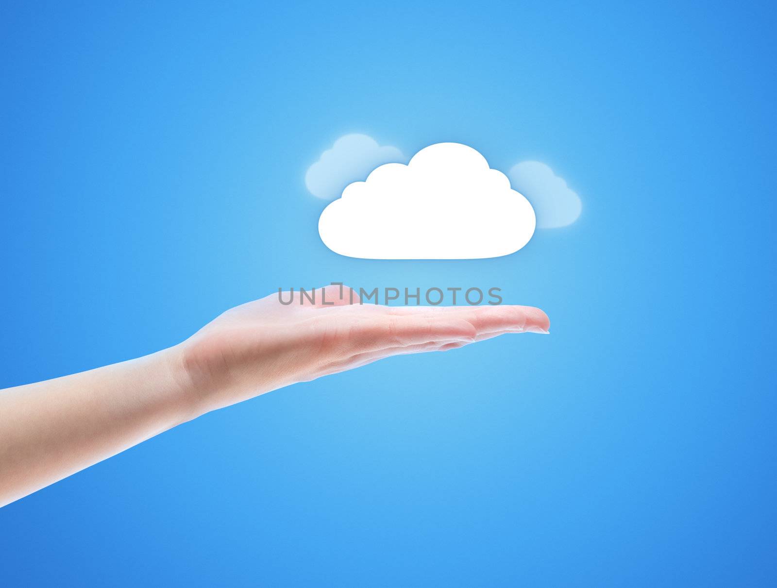 Cloud Computing Concept by bloomua