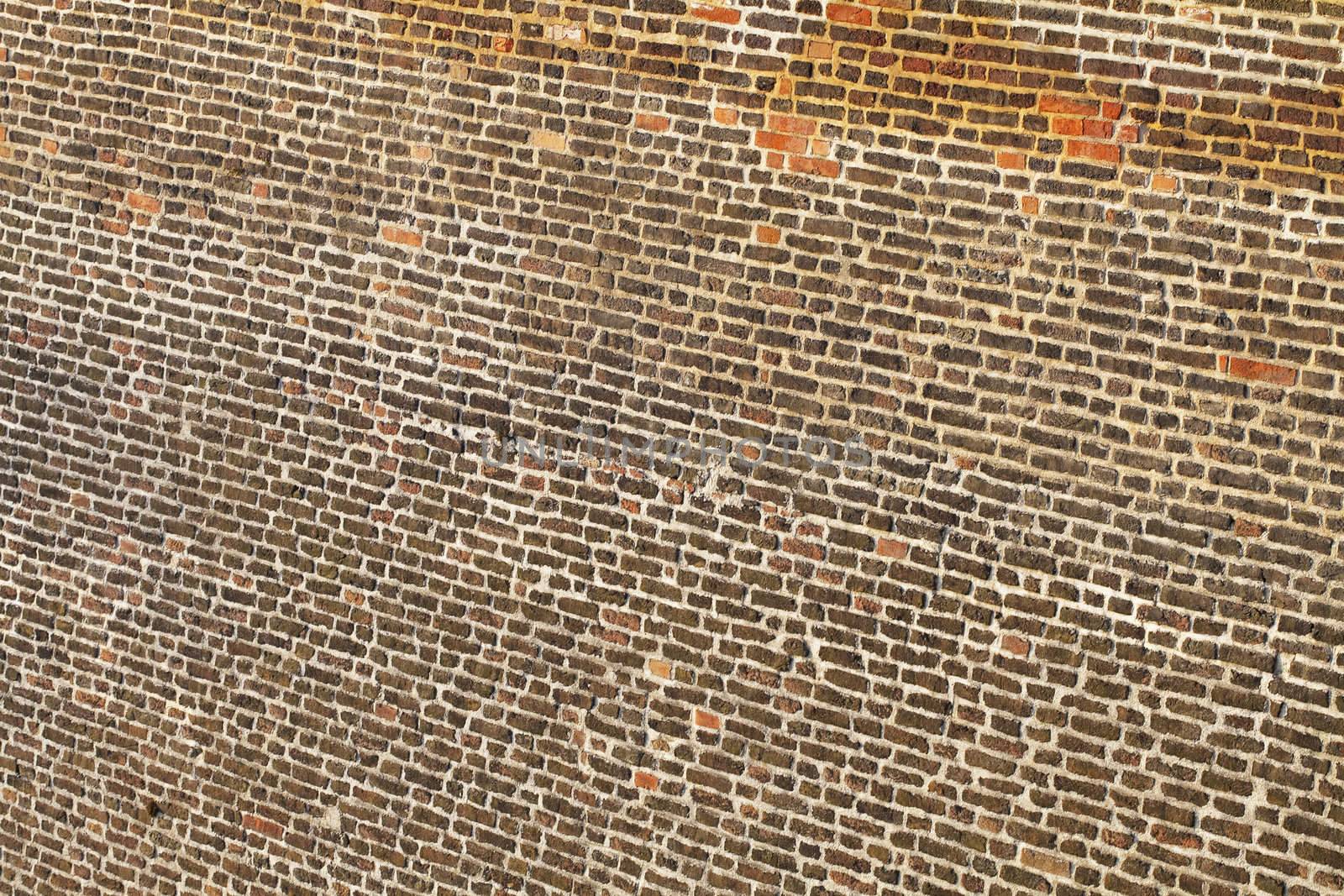 background  old brick wall