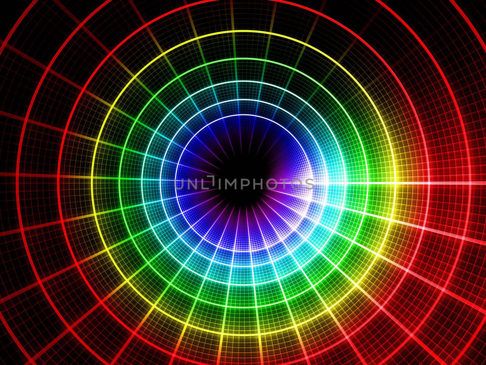 Elegant detailed grid lines rendered on plain background on the subject of science, technologies, geometry and mathematics