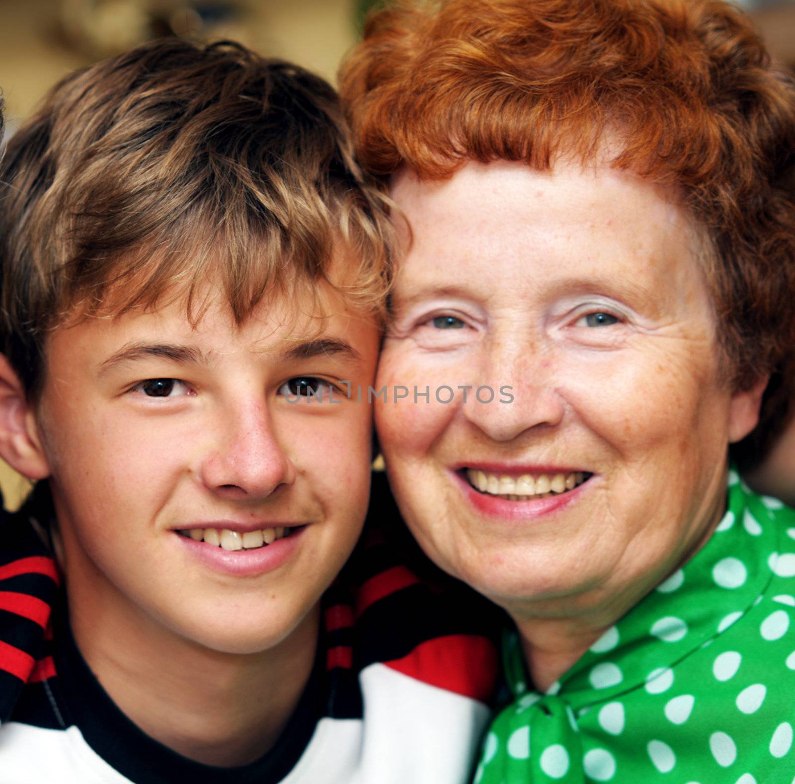 Grandmother with grandson by photocreo