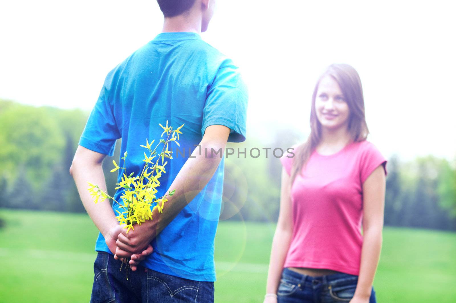 Romantic young couple by photocreo