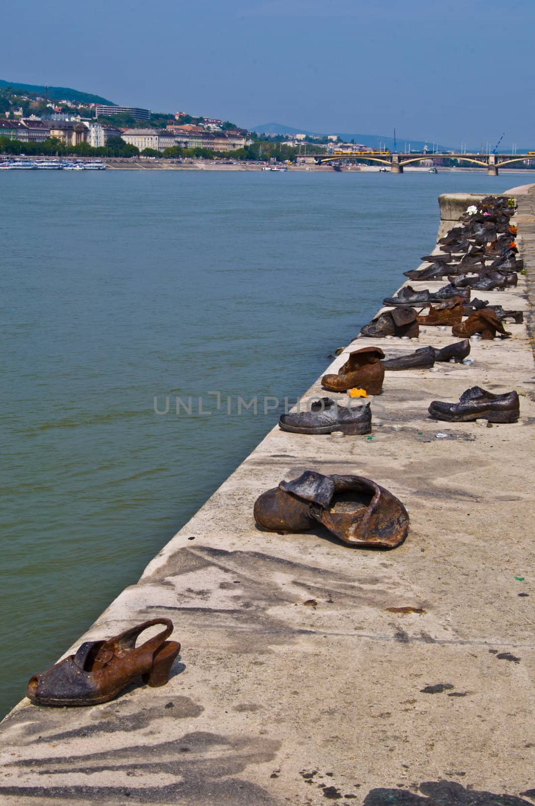 memorial of the Holocaust in Hungary at the Danube