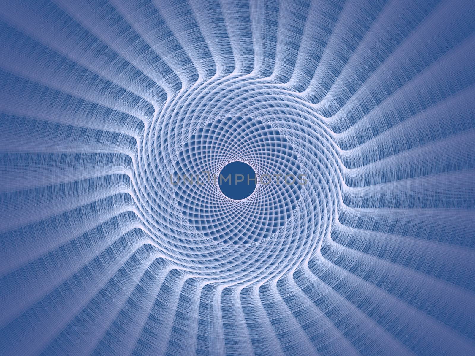 Background of fine mathematically generated lines suitable for use as a backdrop for scientific, technological or business projects