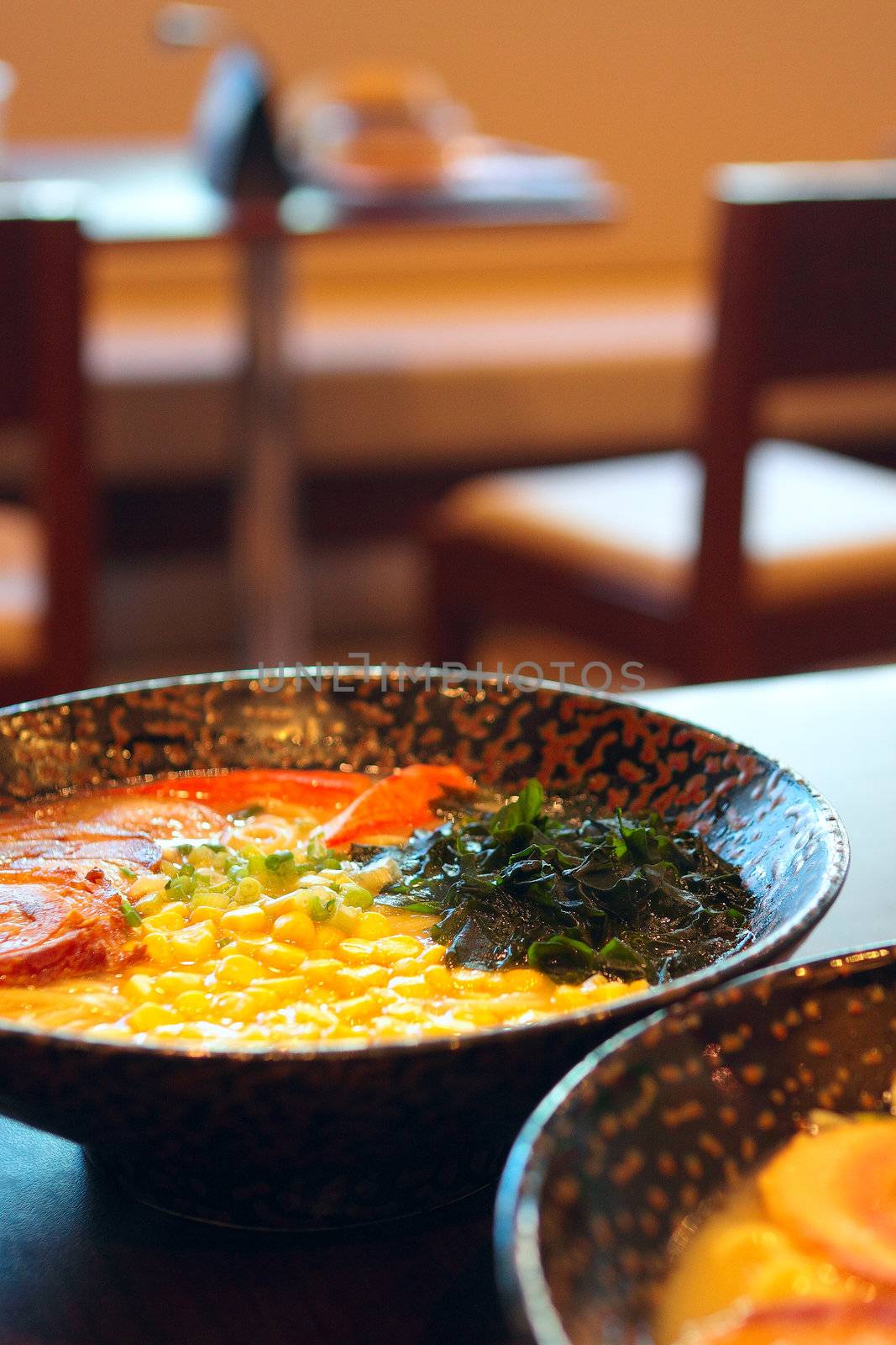 noodle in japanese style on table