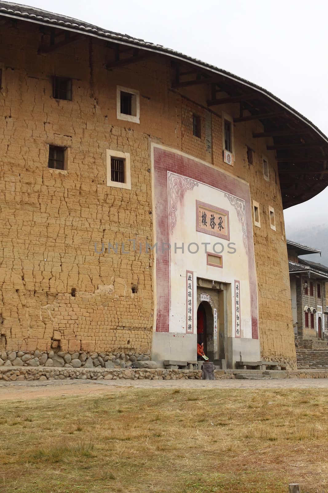 Tulou,a historical site in Fujian china.World Heritage. 