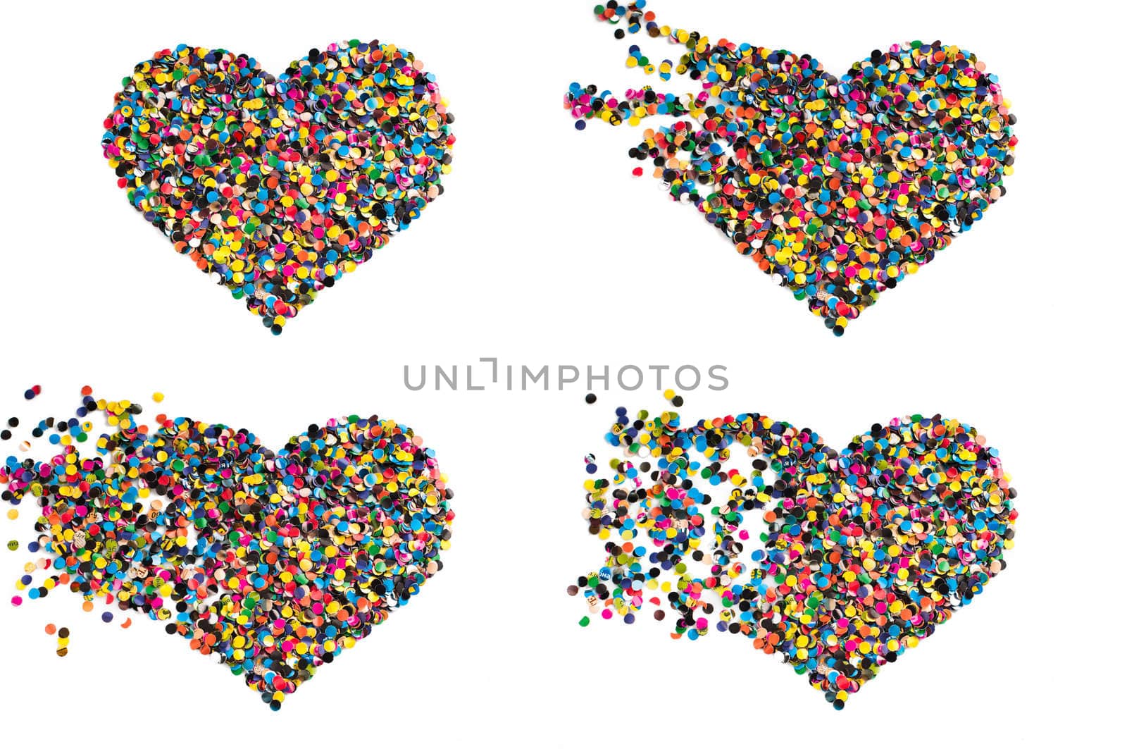 Confetti heart by nvelichko