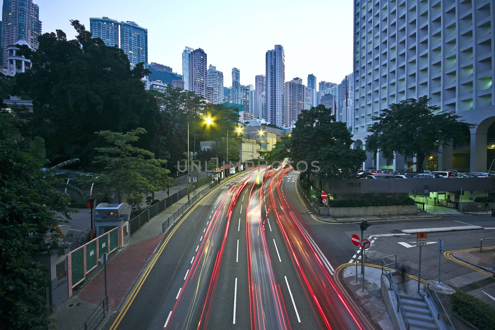 downtown traffic