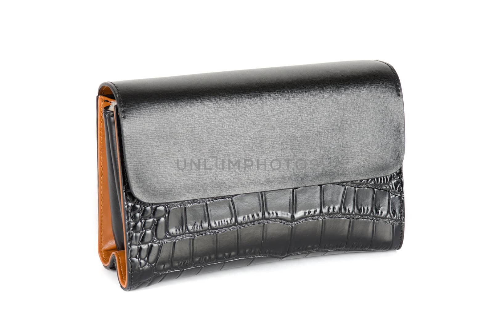 black male bag isolated on white background