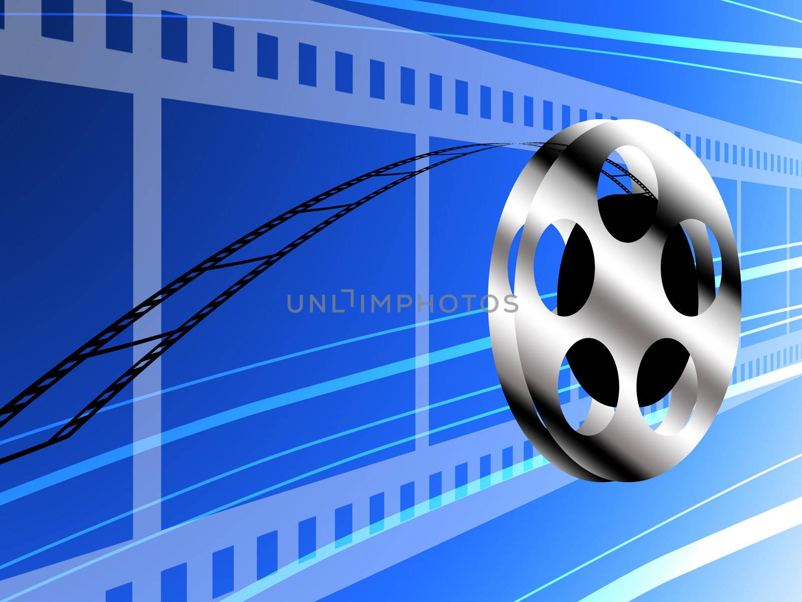 Film roll, Technology concept background