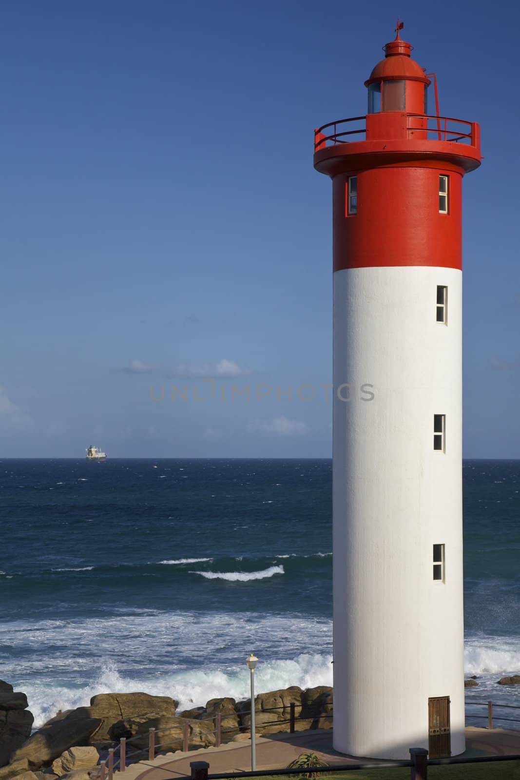 Umhlanga Lighthouse in the Durban, South Africa