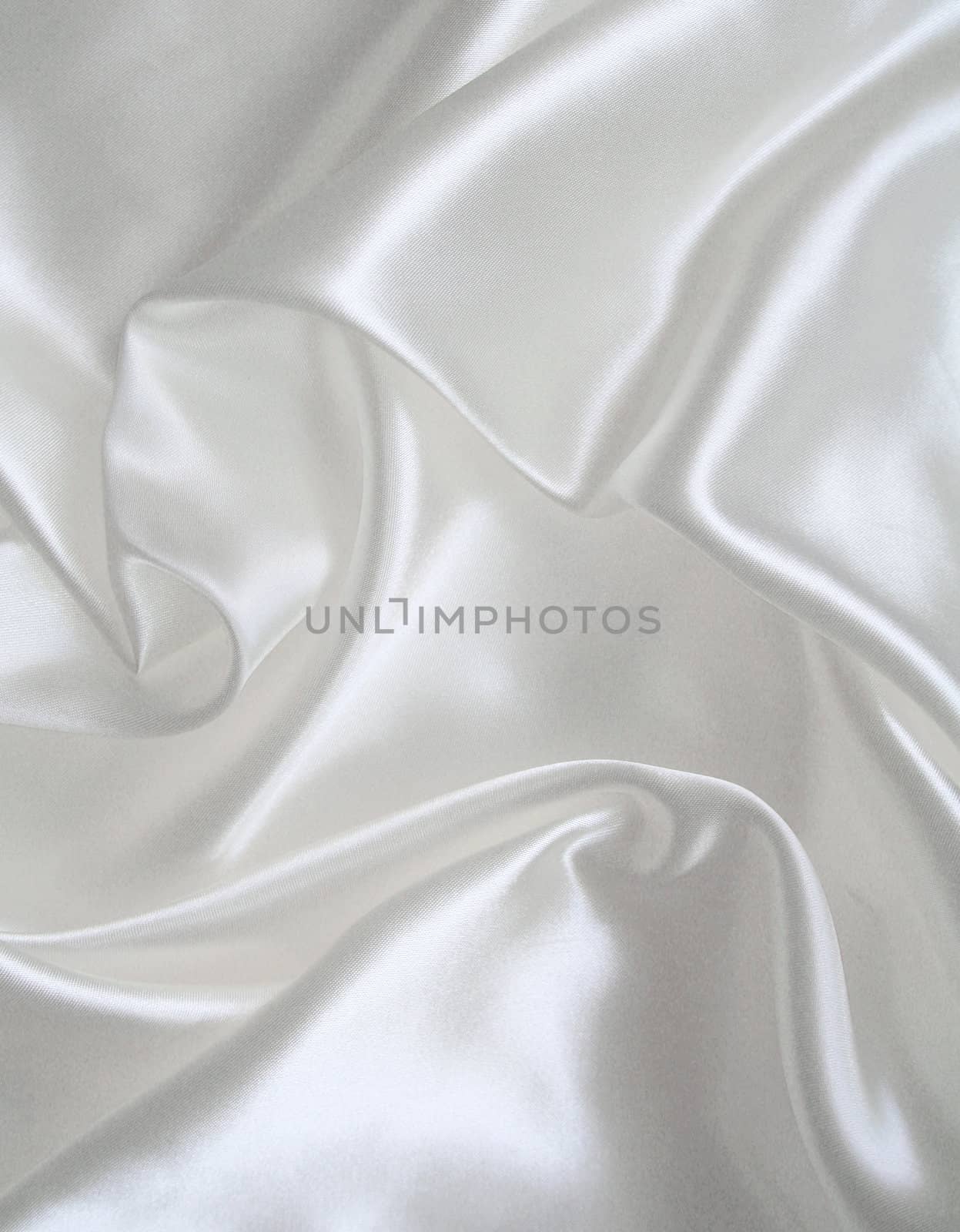 Smooth elegant white silk as wedding background