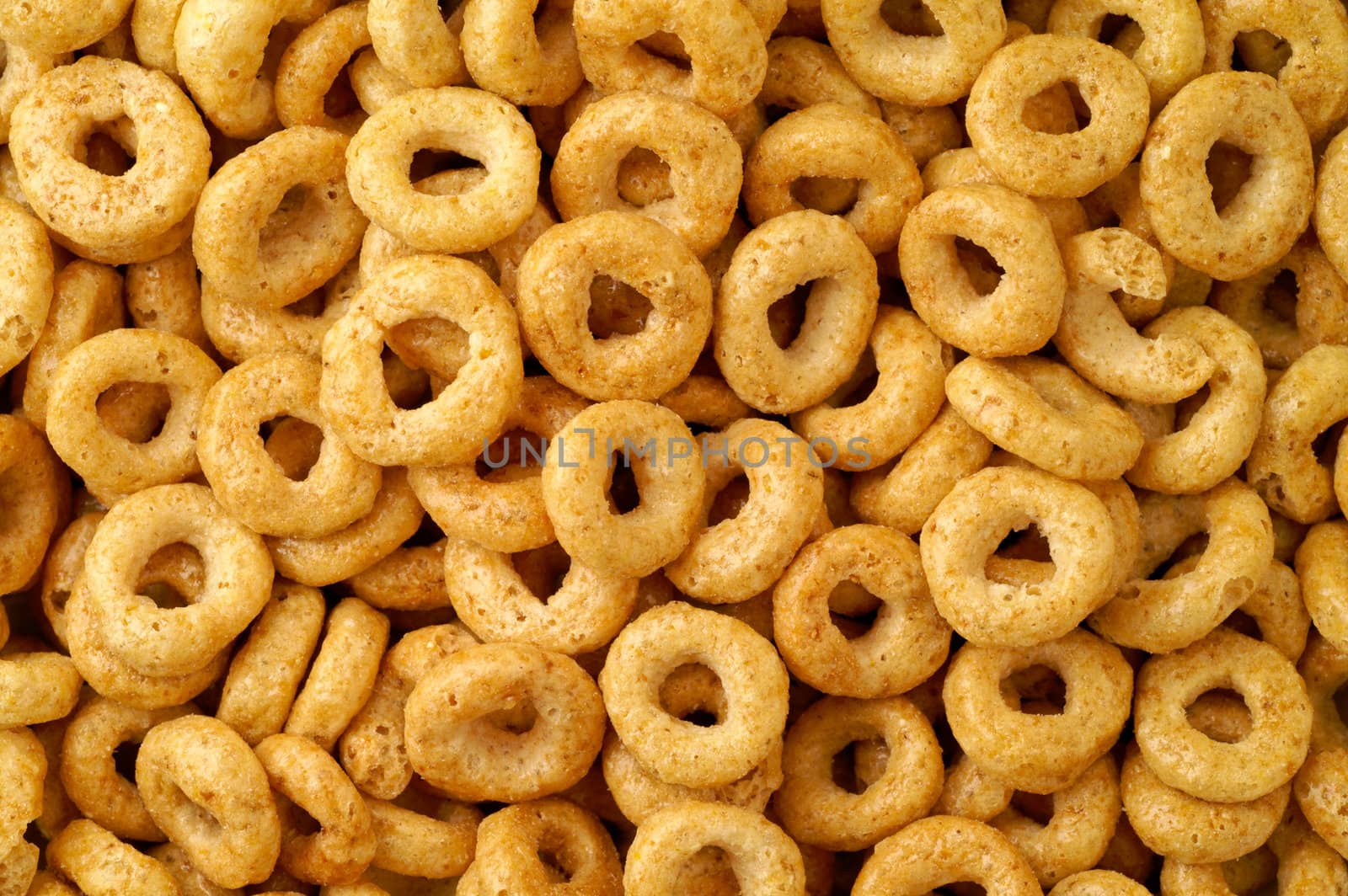 Cereal donuts background by Laborer