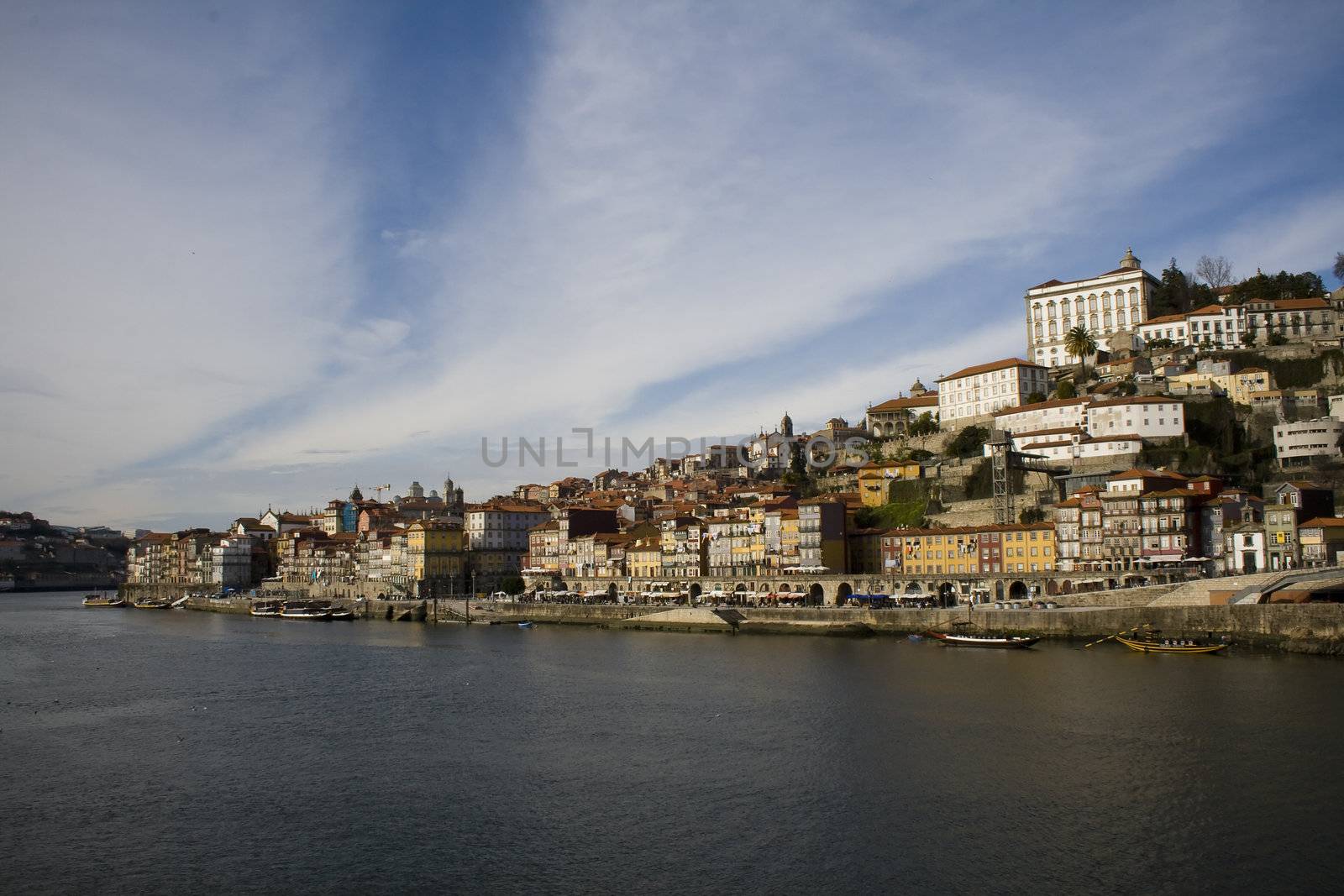 View from Oporto city in Portugal