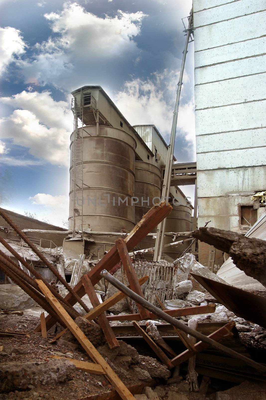 The image of an old factory