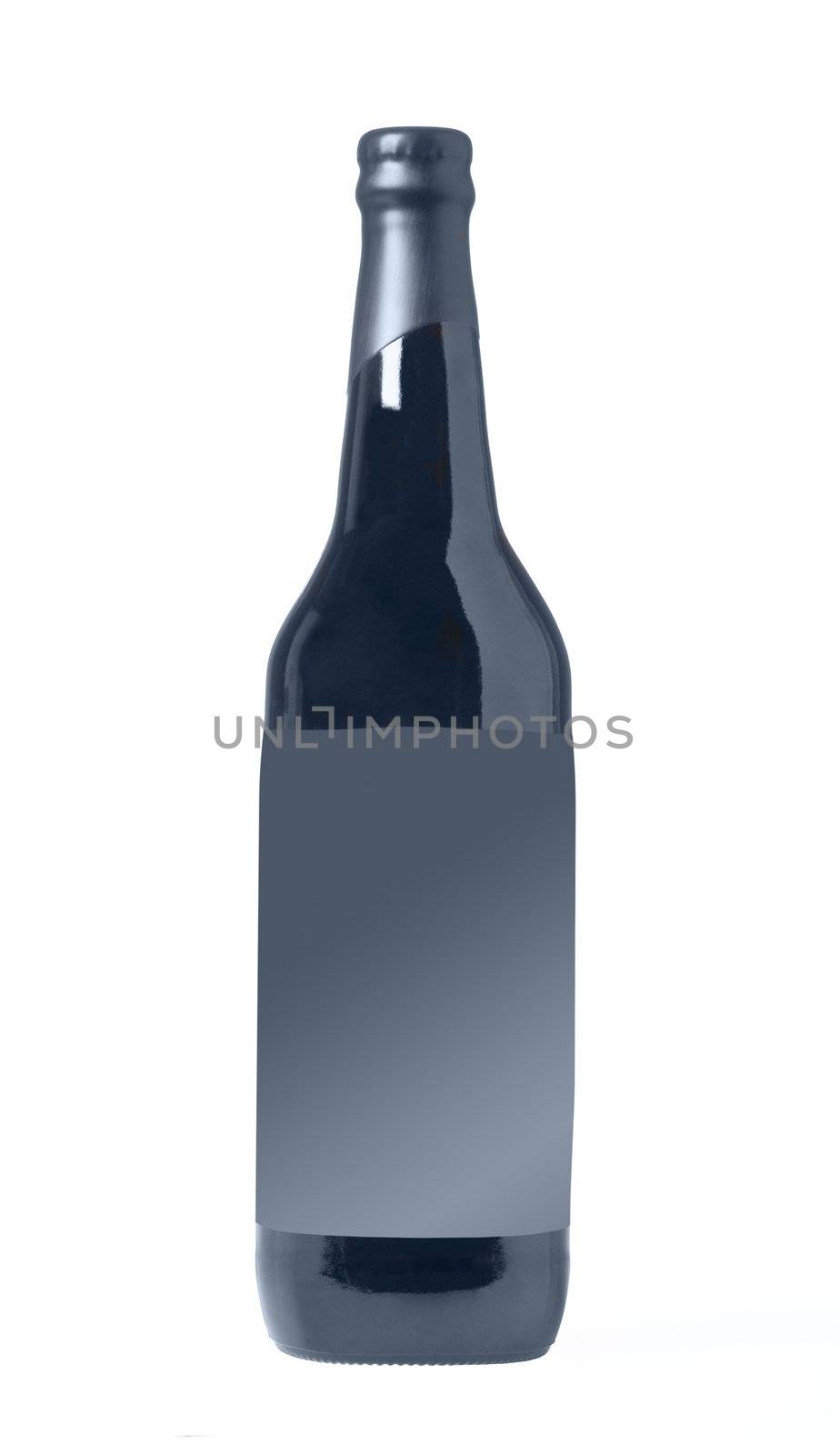 Bottle of black beer