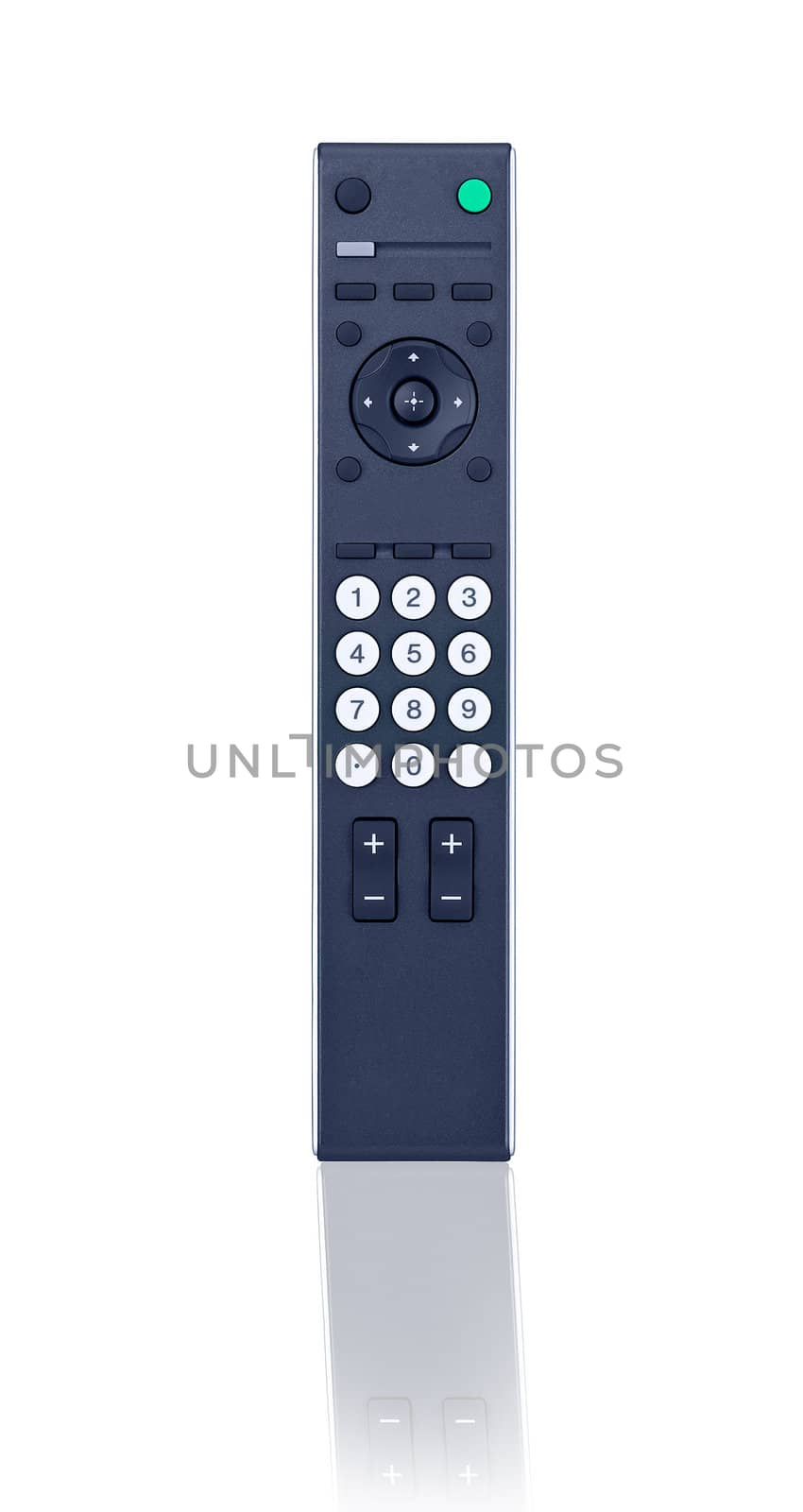 TV remote control isolated on white