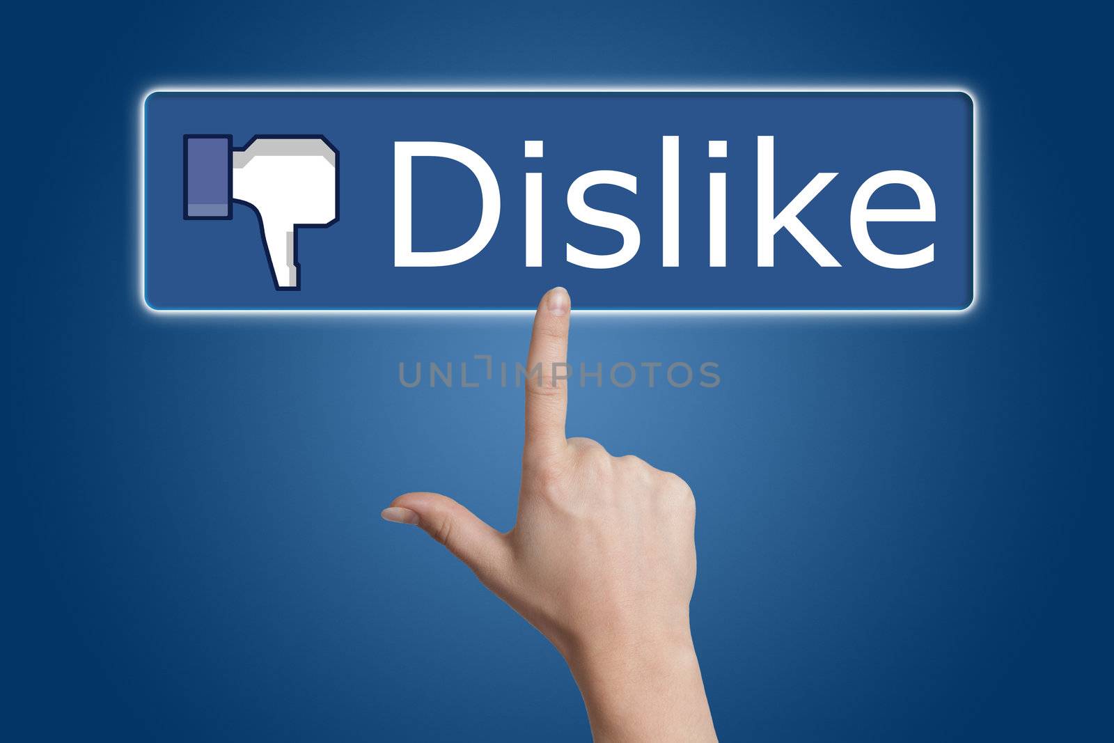 pressing dislike button by Mazirama