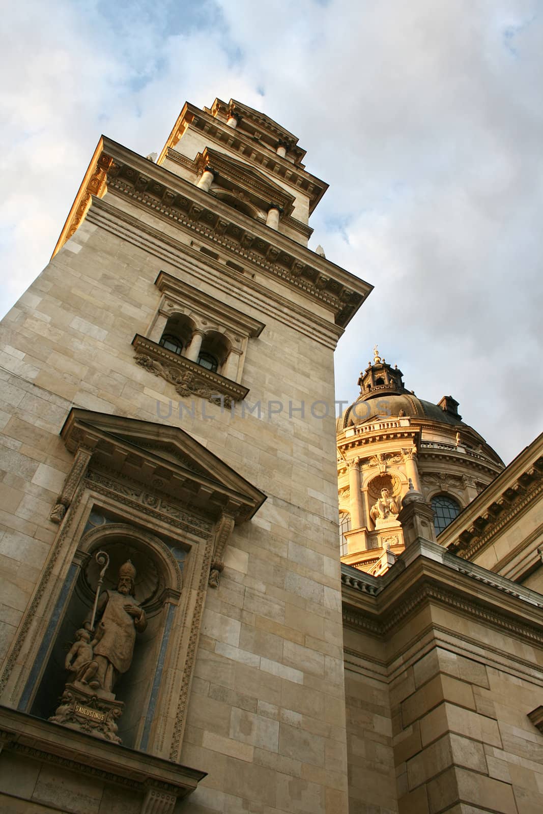 The Saint Stephen's Basilica in Budapest, Hungary