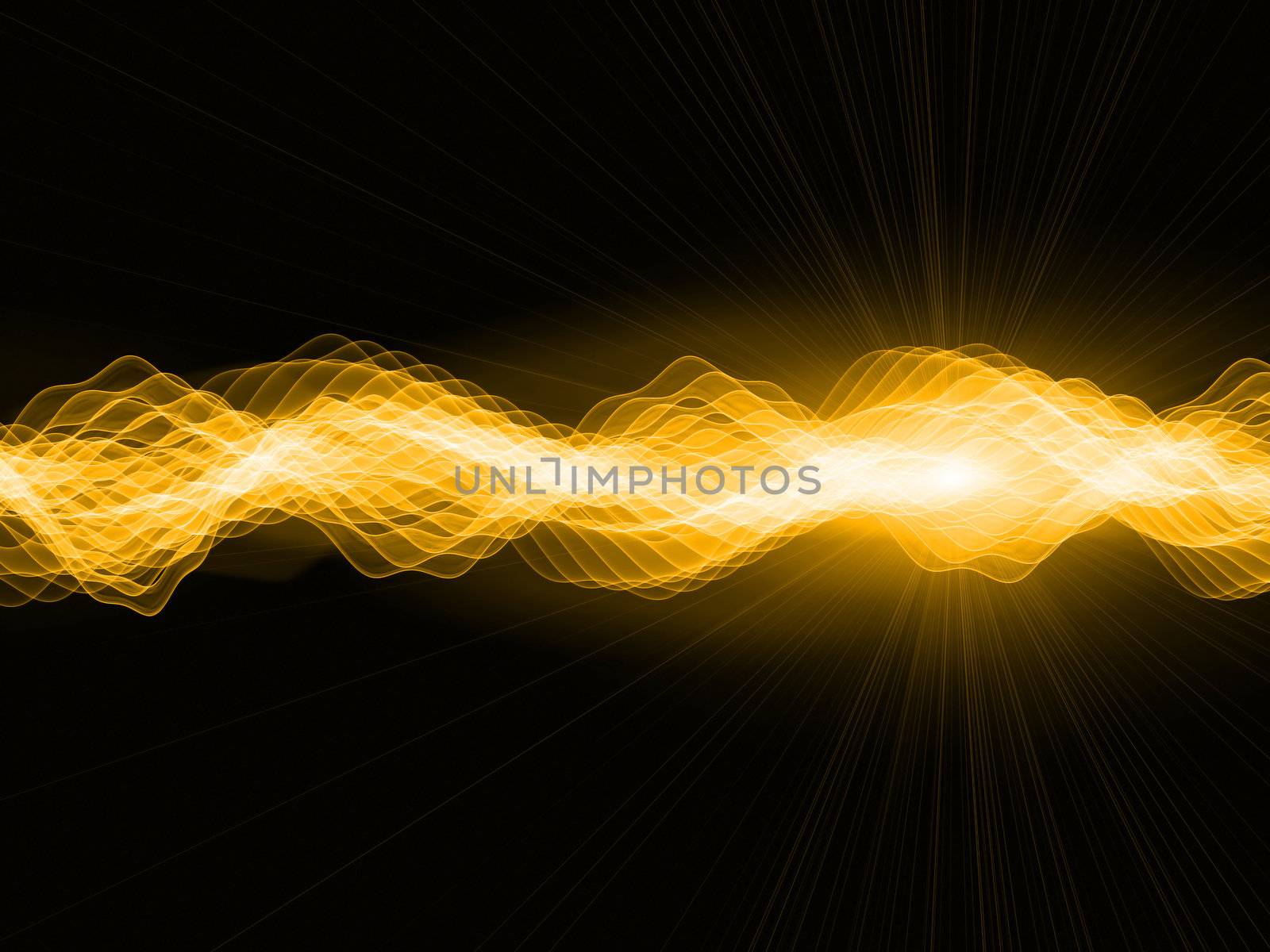 Golden Sign Waves by agsandrew