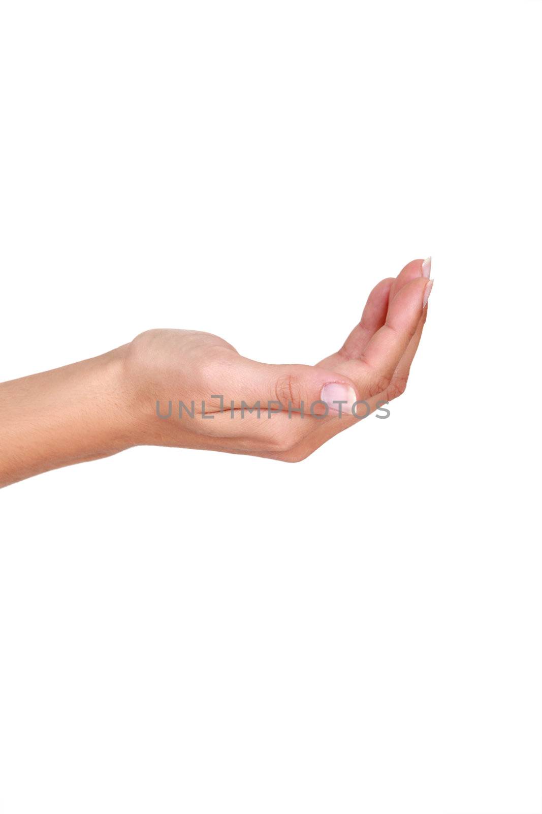 A cupped hand by phovoir