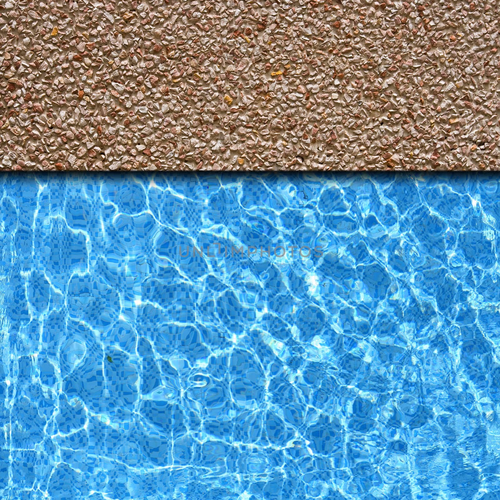 red sand stone pavement with pool edge background by vichie81