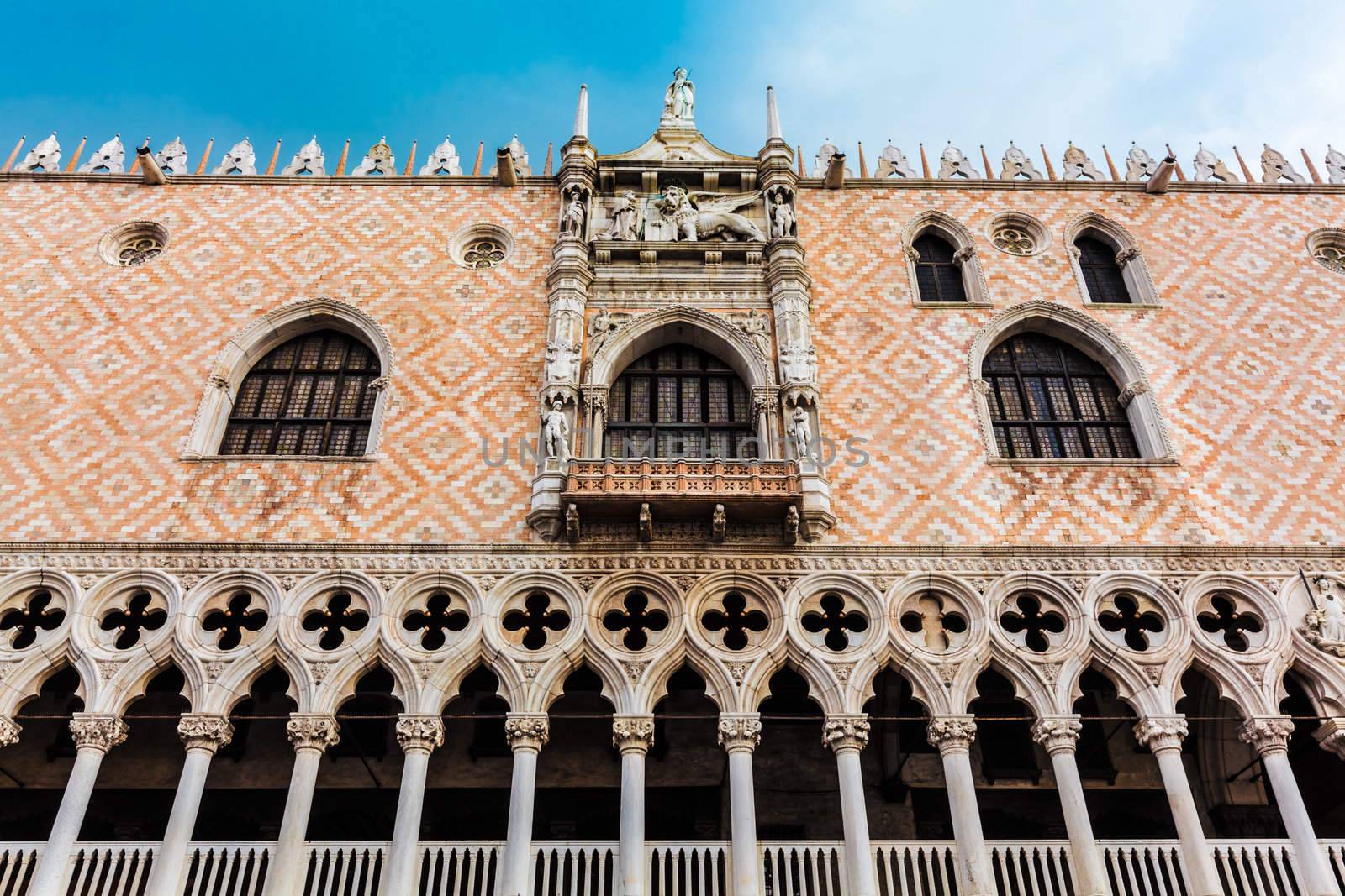 The Doge's Palace (Italian: Palazzo Ducale) in Venice, Italy