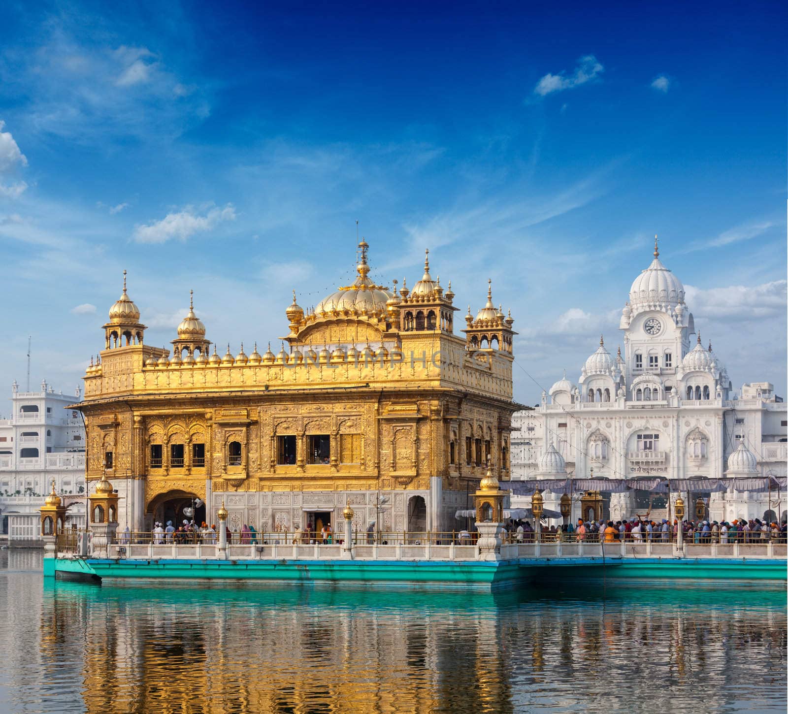 Sikh gurdwara Golden Temple (Harmandir Sahib). Amritsar, Punjab, India