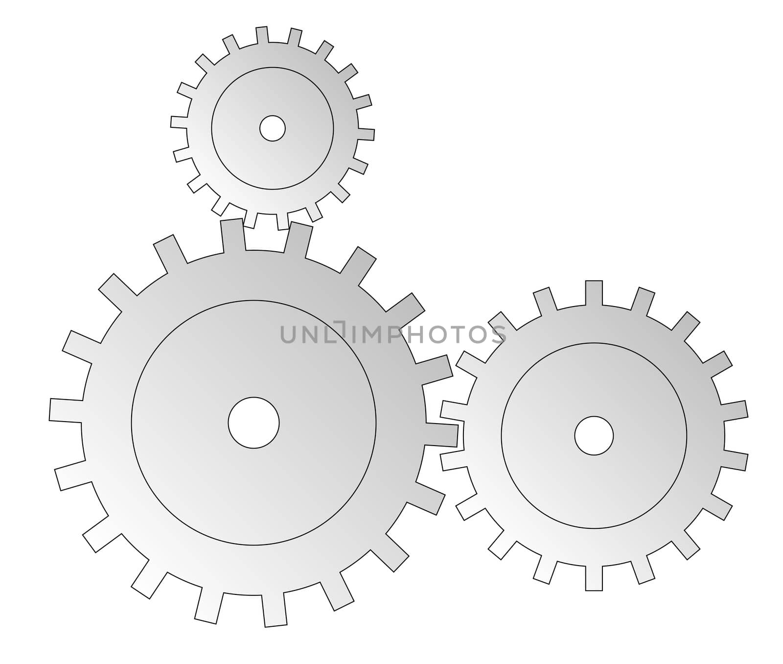 Cogwheels Grey Tone by kaarsten