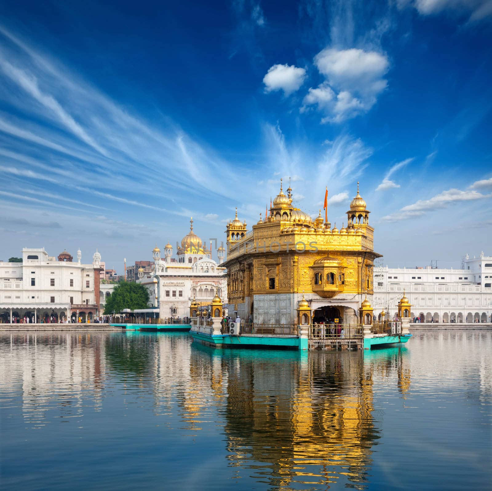 Sikh gurdwara Golden Temple (Harmandir Sahib). Amritsar, Punjab, India