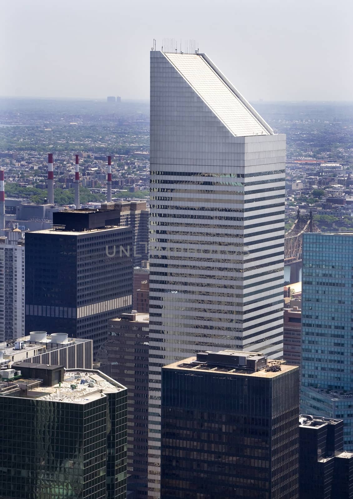 Building Reflections of Citicorp Skyscraper Glass New York City